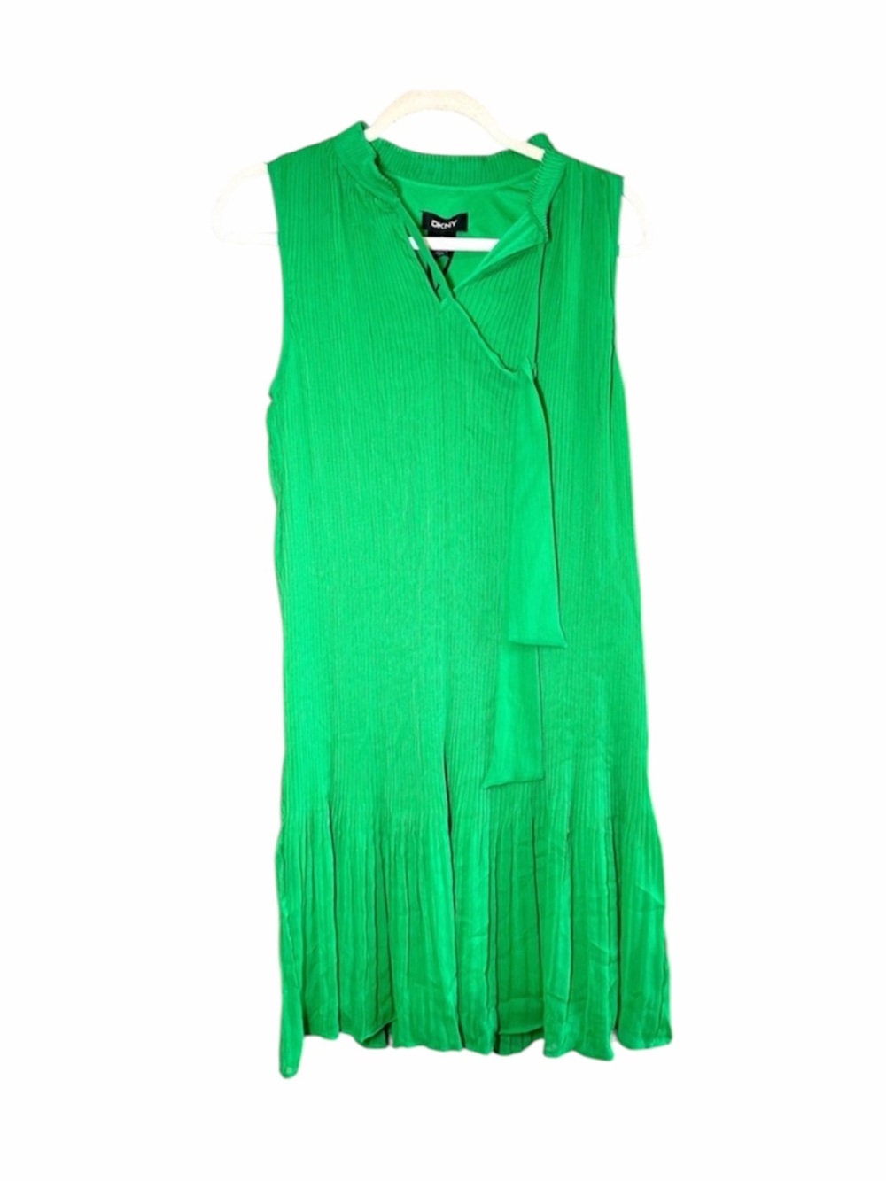 NWT DKNY Kelly Green Midi-length Dress Size 10